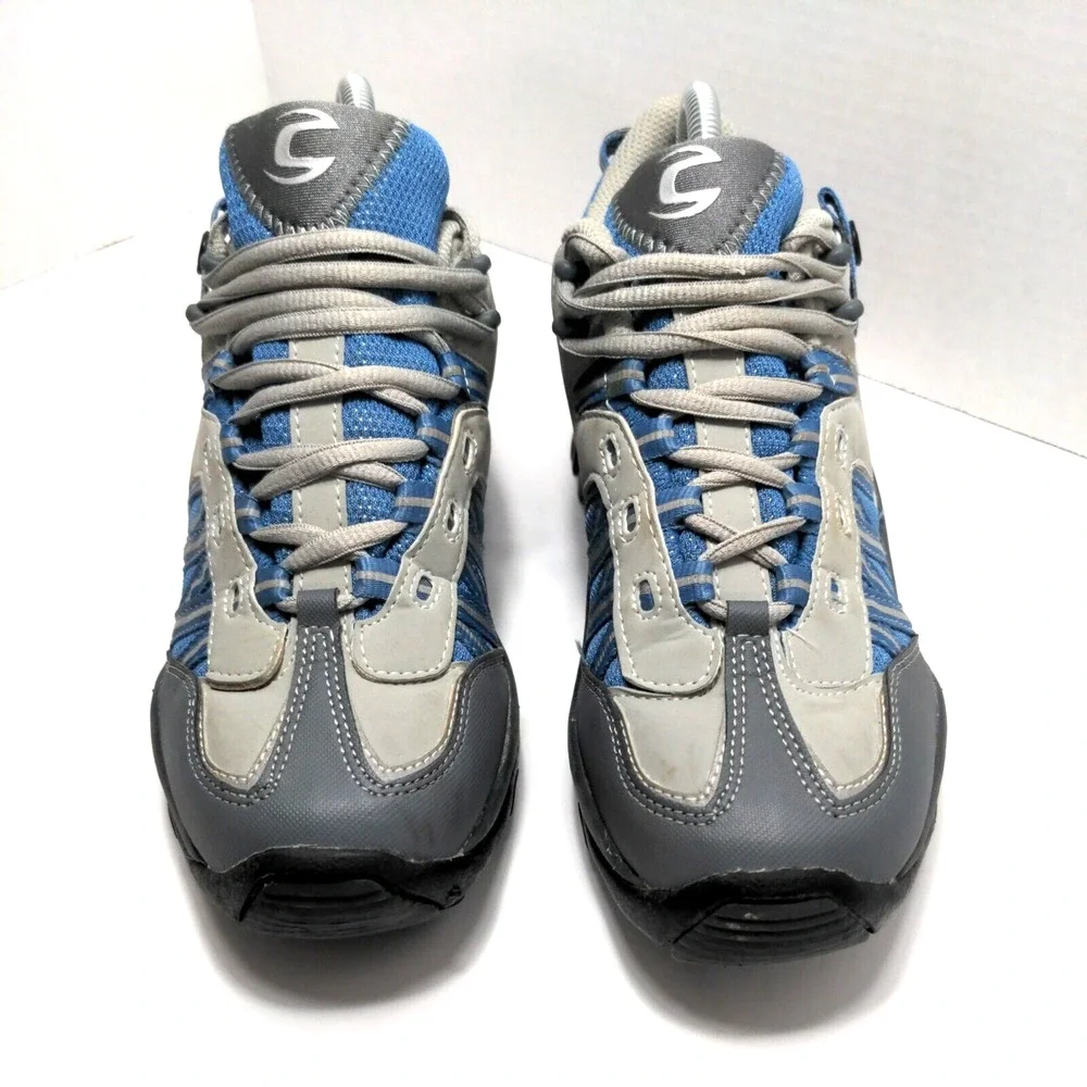 Cannondale‎ Women CS Mountain Biking Cycling Racing Shoes Size 8 Gray Blue